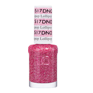 DND Nail Lacquer - 517 Red Colors - Lollipop by DND - Daisy Nail Designs sold by DTK Nail Supply