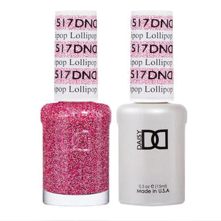  DND Gel Nail Polish Duo - 517 Red Colors - Lollipop by DND - Daisy Nail Designs sold by DTK Nail Supply