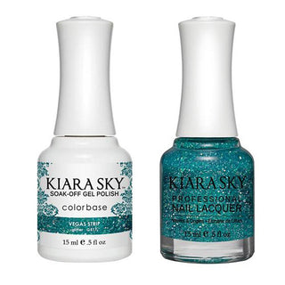  Kiara Sky Gel Nail Polish Duo - 517 Vegas Strip by Kiara Sky sold by DTK Nail Supply