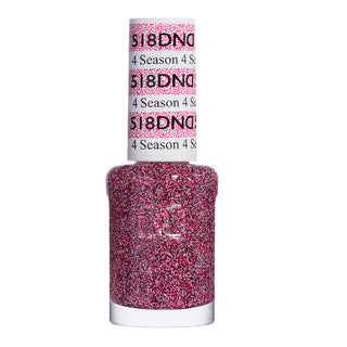 DND Nail Lacquer - 518 Red Colors - 4 Season by DND - Daisy Nail Designs sold by DTK Nail Supply