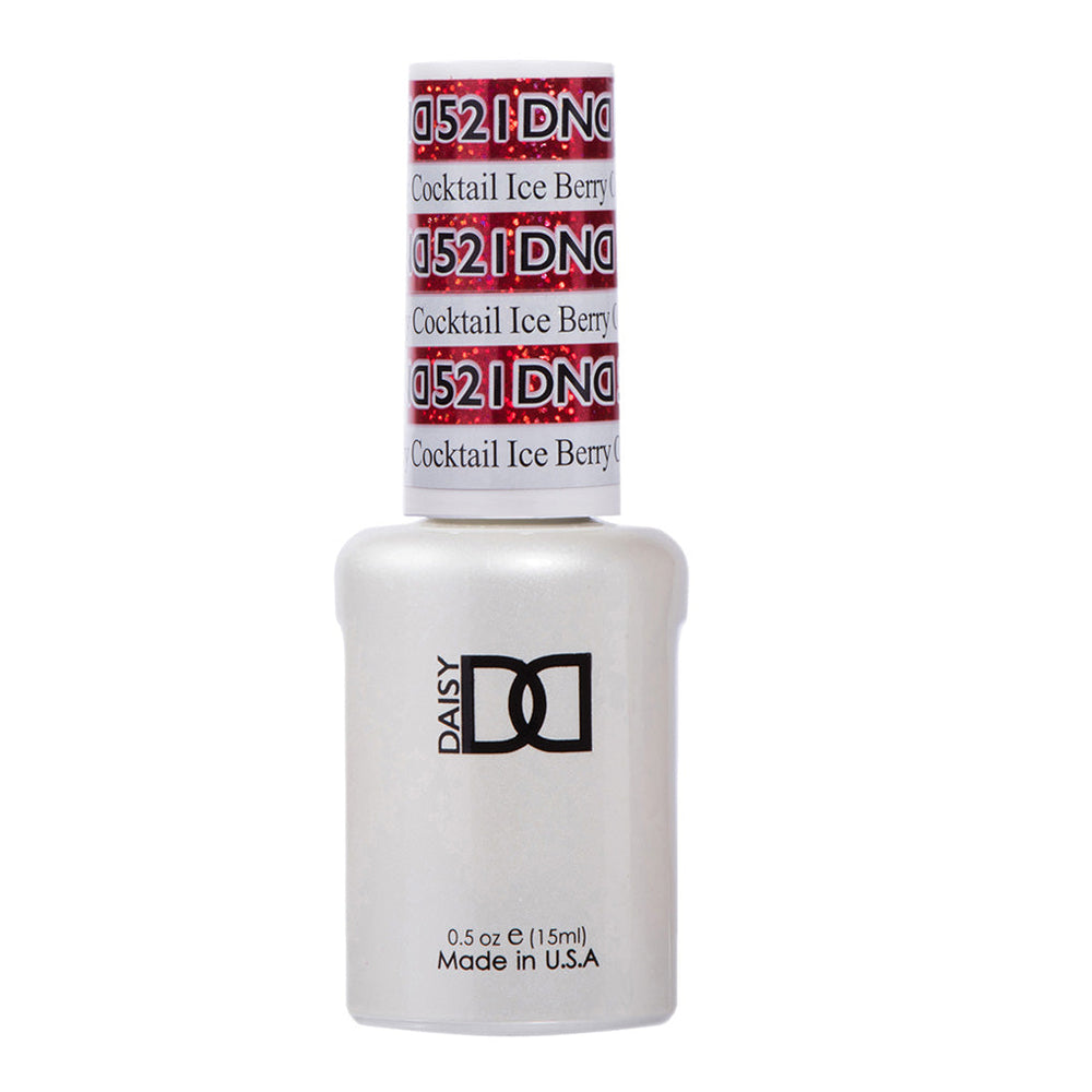 DND Gel Polish - 521 Red Colors - Ice Berry Cocktail by DND - Daisy Nail Designs sold by DTK Nail Supply