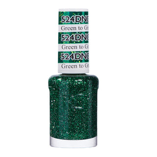 DND Nail Lacquer - 524 Green Colors - Green to Green by DND - Daisy Nail Designs sold by DTK Nail Supply