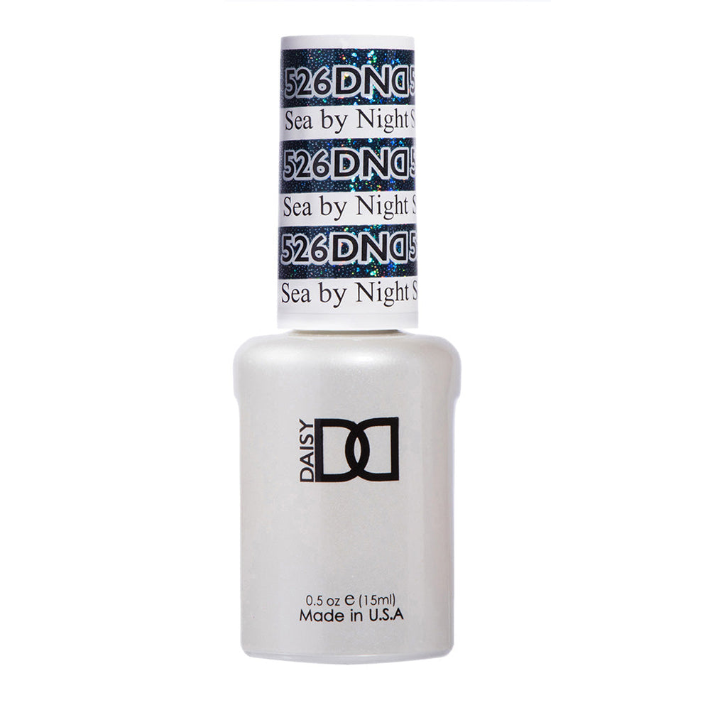 DND Gel Polish - 526 Glitter Colors - Sea by Night by DND - Daisy Nail Designs sold by DTK Nail Supply