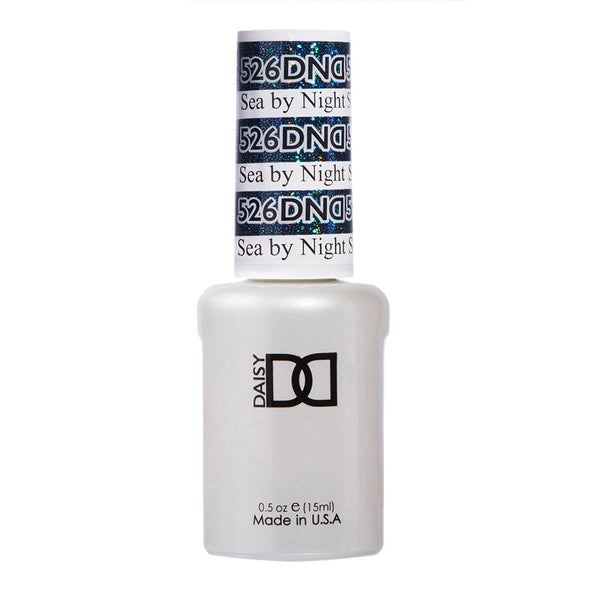 DND Gel Polish - 526 Glitter Colors - Sea by Night by DND - Daisy Nail Designs sold by DTK Nail Supply