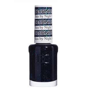 DND Nail Lacquer - 526 Glitter Colors - Sea by Night by DND - Daisy Nail Designs sold by DTK Nail Supply