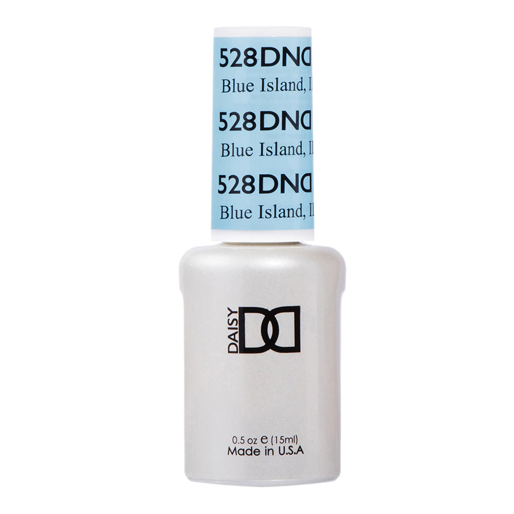  DND Gel Polish - 528 Blue Colors - Blue Island, IL by DND - Daisy Nail Designs sold by DTK Nail Supply