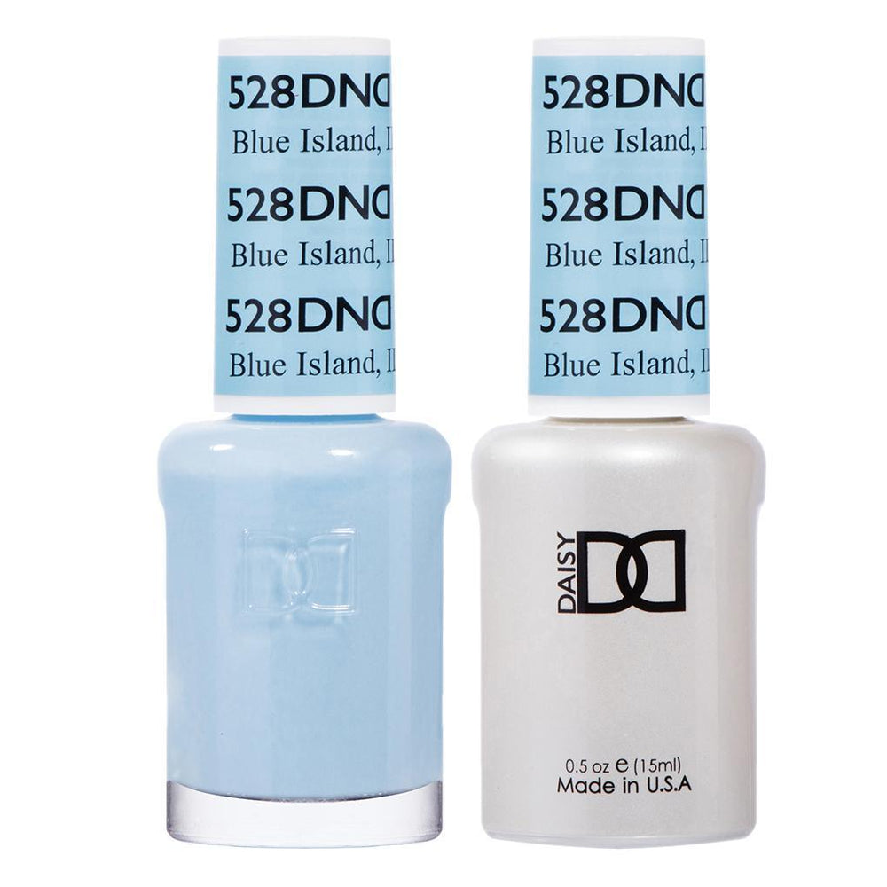  DND Gel Nail Polish Duo - 528 Blue Island, IL by DND - Daisy Nail Designs sold by DTK Nail Supply