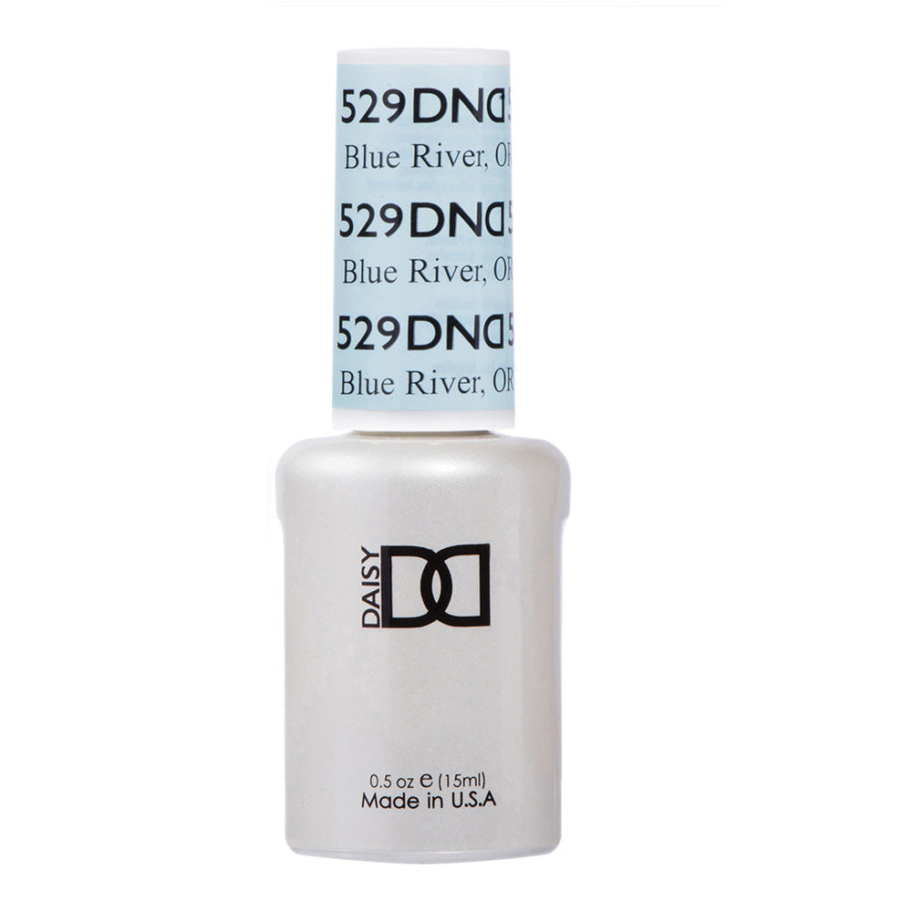  DND Gel Polish - 529 Blue Colors - Blue River, OR by DND - Daisy Nail Designs sold by DTK Nail Supply