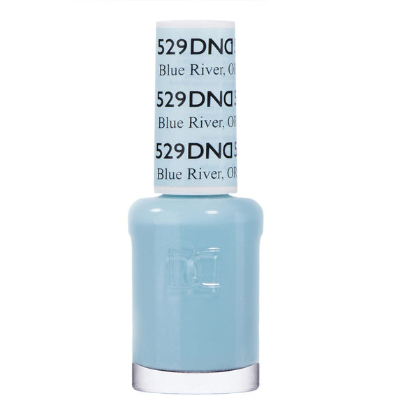  DND Nail Lacquer - 529 Blue Colors - Blue River, OR by DND - Daisy Nail Designs sold by DTK Nail Supply