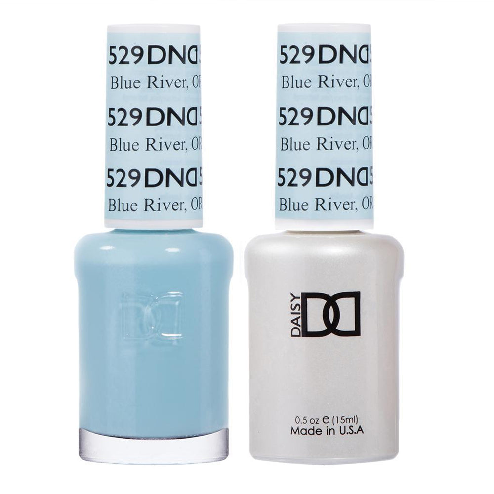  DND Gel Nail Polish Duo - 529 Blue River, OR by DND - Daisy Nail Designs sold by DTK Nail Supply