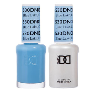  DND Gel Nail Polish Duo - 530 Blue Colors - Blue Lake, CA by DND - Daisy Nail Designs sold by DTK Nail Supply