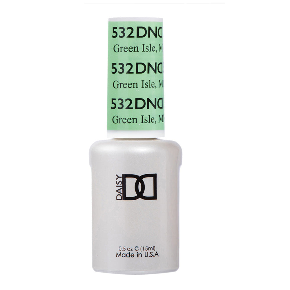  DND Gel Polish - 532 Green Colors - Green Isle, MN by DND - Daisy Nail Designs sold by DTK Nail Supply