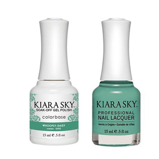  Kiara Sky Gel Nail Polish Duo - 532 Green Colors - Whoopsy Daisy by Kiara Sky sold by DTK Nail Supply