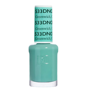 DND Nail Lacquer - 533 Green Colors - Greenwich, CN