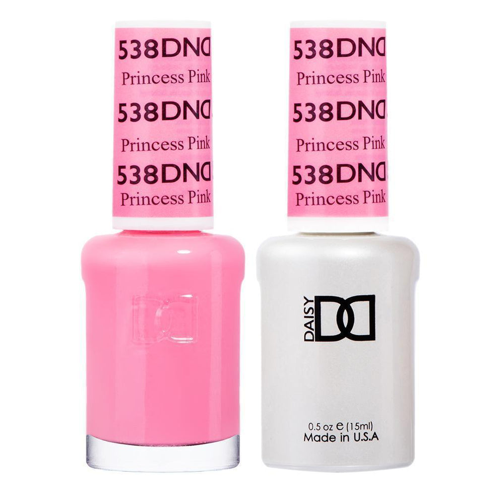  DND Gel Nail Polish Duo - 538 Princess Pink by DND - Daisy Nail Designs sold by DTK Nail Supply