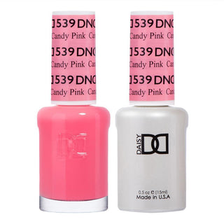  DND Gel Nail Polish Duo - 539 Coral Colors - Candy Pink by DND - Daisy Nail Designs sold by DTK Nail Supply