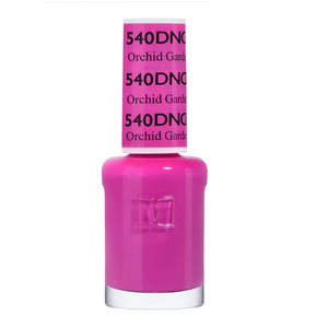 DND Nail Lacquer - 540 Pink Colors - Orchid Garden by DND - Daisy Nail Designs sold by DTK Nail Supply