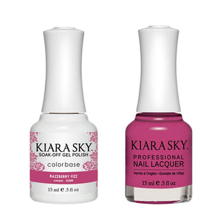  Kiara Sky Gel Nail Polish Duo - 540 Razzberry Fizz by Kiara Sky sold by DTK Nail Supply