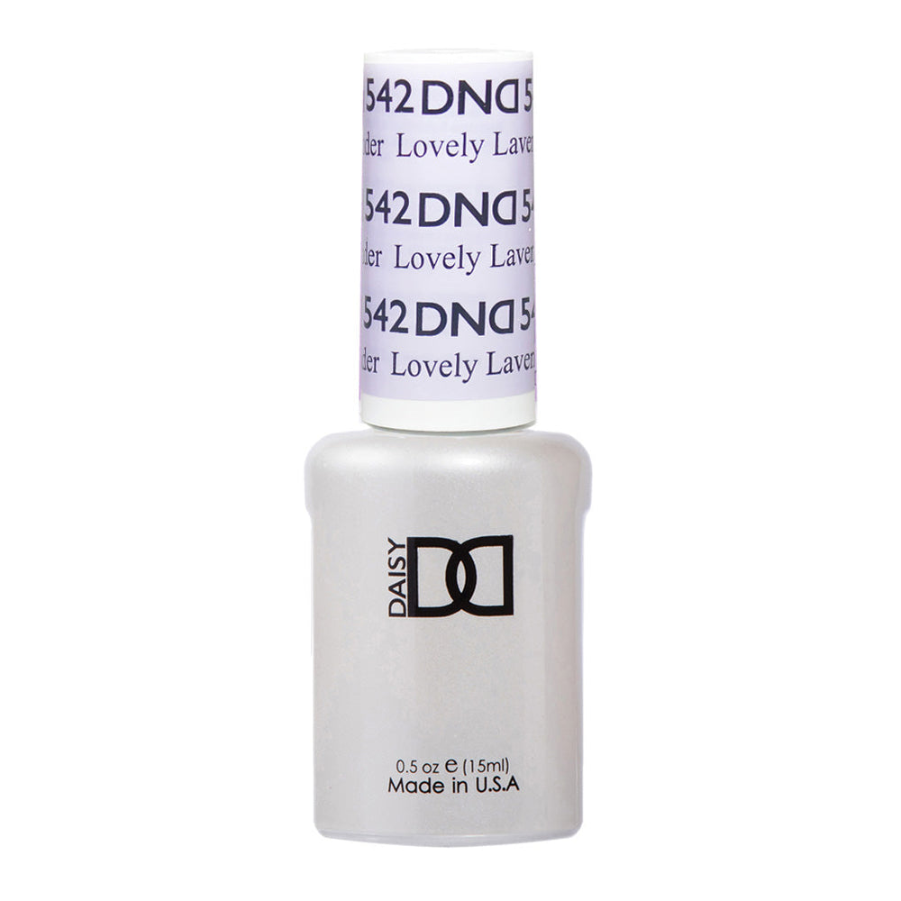 DND Gel Polish - 542 Purple Colors - Lovely Lavender by DND - Daisy Nail Designs sold by DTK Nail Supply
