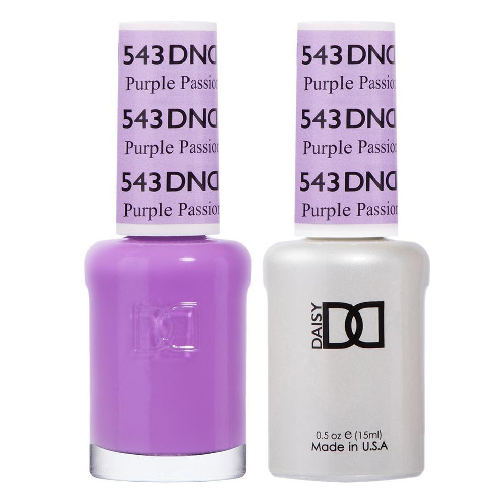  DND Gel Nail Polish Duo - 543 Purple Passion by DND - Daisy Nail Designs sold by DTK Nail Supply
