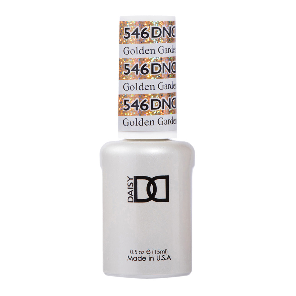  DND Gel Polish - 546 Gold Colors - Golden Gardens, WA by DND - Daisy Nail Designs sold by DTK Nail Supply