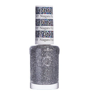  DND Nail Lacquer - 547 Silver Colors - Niagara Falls, NY by DND - Daisy Nail Designs sold by DTK Nail Supply