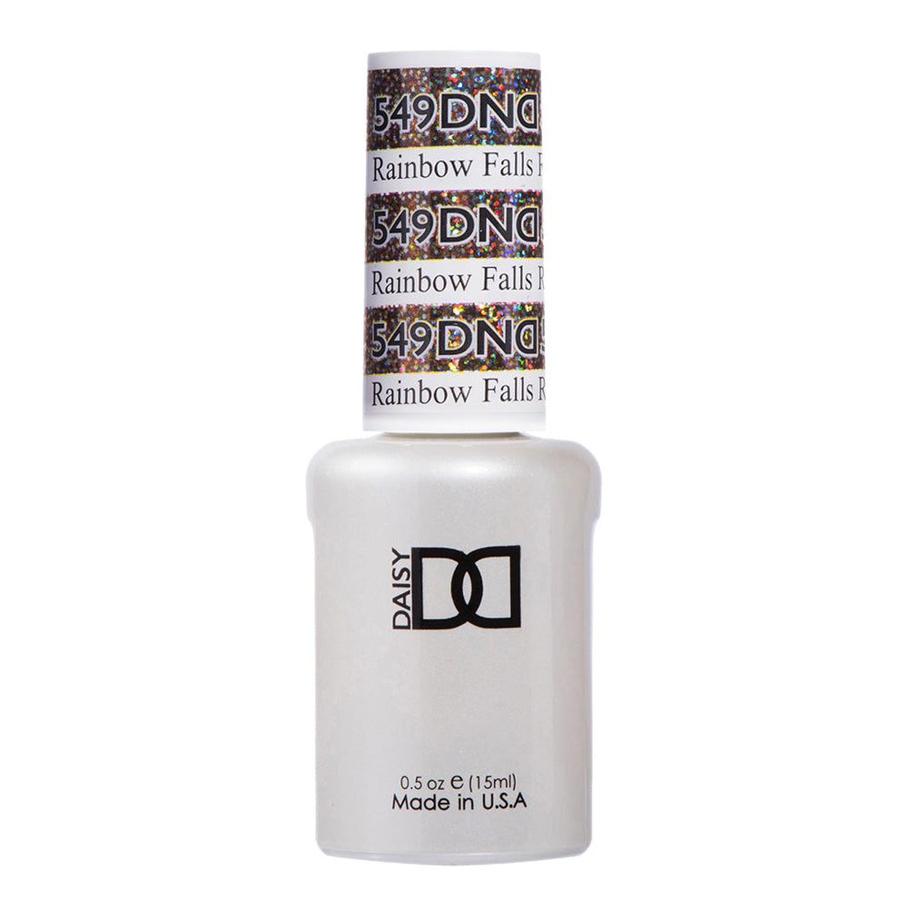  DND Gel Polish - 549 Glitter Colors - Rainbow Falls, HI by DND - Daisy Nail Designs sold by DTK Nail Supply
