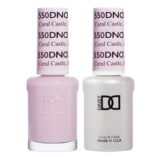  DND Gel Nail Polish Duo - 550 Neutral Colors - Coral Castle, FL by DND - Daisy Nail Designs sold by DTK Nail Supply