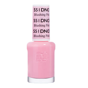 DND Nail Lacquer - 551 Pink Colors - Blushing Pink by DND - Daisy Nail Designs sold by DTK Nail Supply