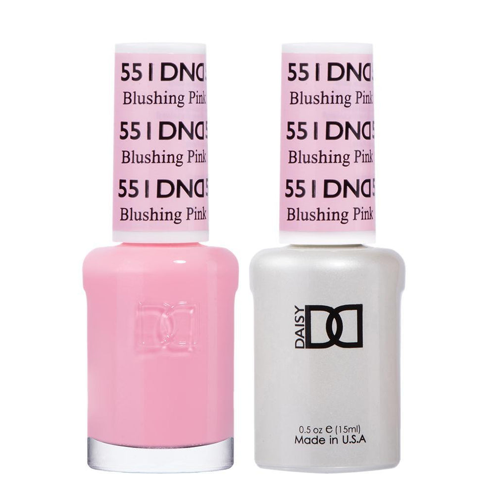  DND Gel Nail Polish Duo - 551 Blushing Pink by DND - Daisy Nail Designs sold by DTK Nail Supply