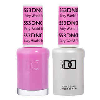  DND Gel Nail Polish Duo - 553 Pink Colors - Fairy World by DND - Daisy Nail Designs sold by DTK Nail Supply