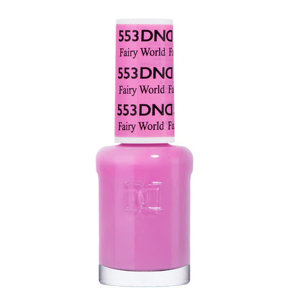 DND Nail Lacquer - 553 Pink Colors - Fairy World by DND - Daisy Nail Designs sold by DTK Nail Supply