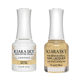  Kiara Sky Gel Nail Polish Duo - 554 Pixie Dust by Kiara Sky sold by DTK Nail Supply