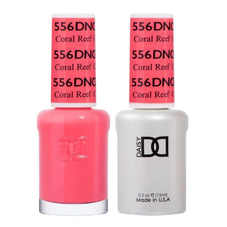  DND Gel Nail Polish Duo - 556 Coral Colors - Coral Reef by DND - Daisy Nail Designs sold by DTK Nail Supply