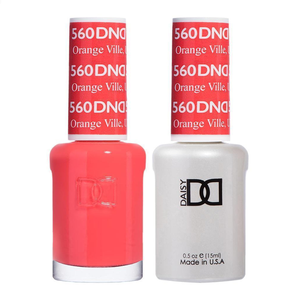  DND Gel Nail Polish Duo - 560 Orange Ville, UT by DND - Daisy Nail Designs sold by DTK Nail Supply