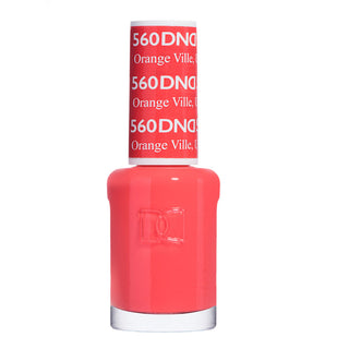  DND Nail Lacquer - 560 Orange Colors - Orange Ville, UT by DND - Daisy Nail Designs sold by DTK Nail Supply