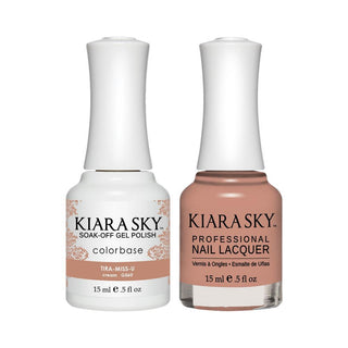  Kiara Sky Gel Nail Polish Duo - 560 Beige, Neutral Colors - Tira Miss U by Kiara Sky sold by DTK Nail Supply