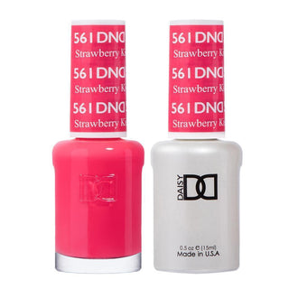  DND Gel Nail Polish Duo - 561 Pink Colors - Strawberry Kiss by DND - Daisy Nail Designs sold by DTK Nail Supply