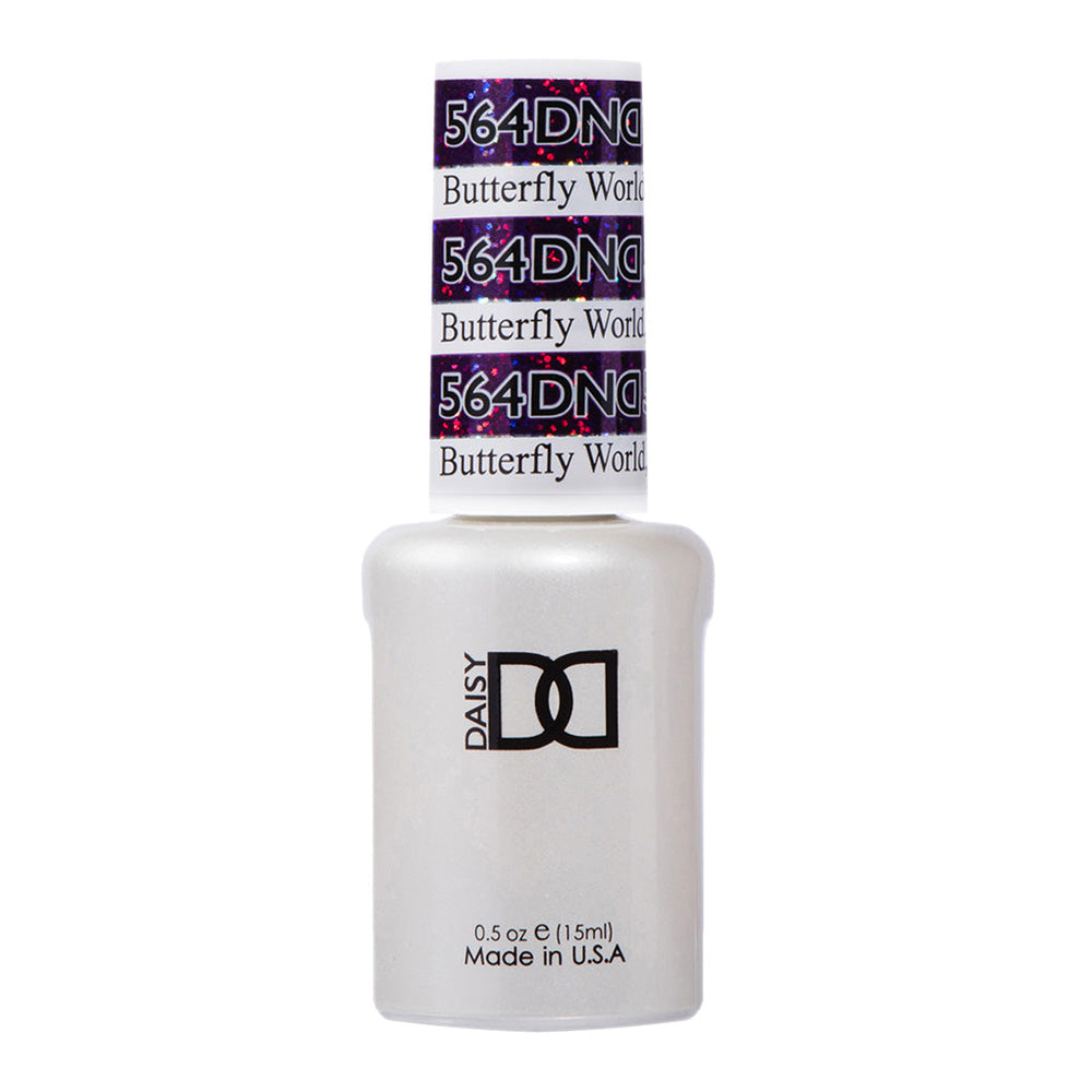  DND Gel Polish - 564 Purple Colors - Butterfly World, FL by DND - Daisy Nail Designs sold by DTK Nail Supply