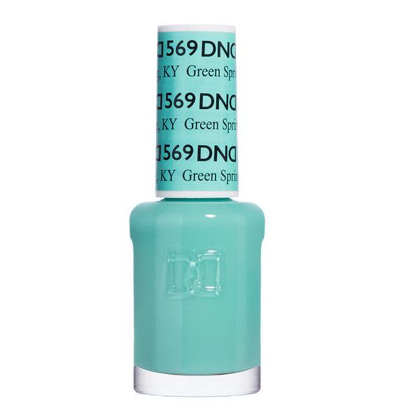  DND Nail Lacquer - 569 Green Colors - Green Spring, KY by DND - Daisy Nail Designs sold by DTK Nail Supply