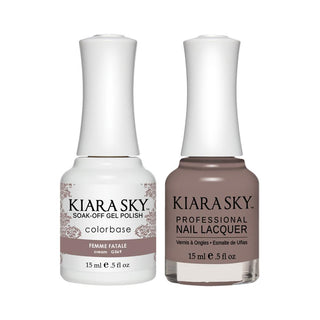  Kiara Sky Gel Nail Polish Duo - 569 Femme Fatale by Kiara Sky sold by DTK Nail Supply