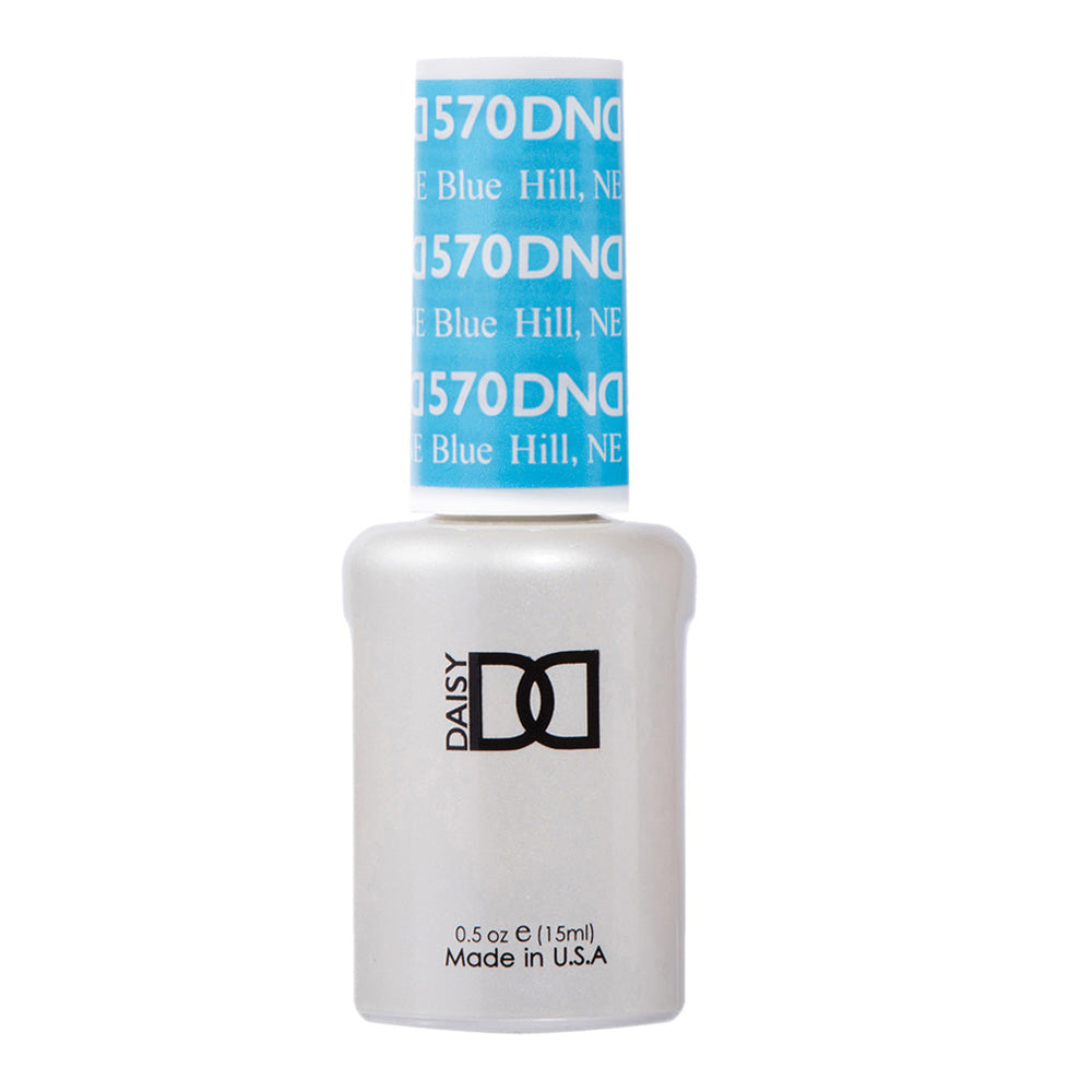  DND Gel Polish - 570 Blue Colors - Blue Hill, NE by DND - Daisy Nail Designs sold by DTK Nail Supply