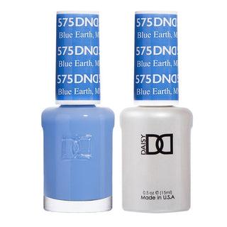  DND Gel Nail Polish Duo - 575 Blue Colors - Blue Earth by DND - Daisy Nail Designs sold by DTK Nail Supply