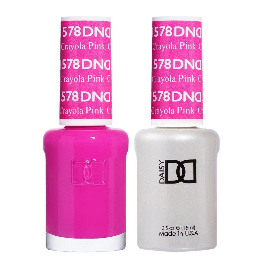  DND Gel Nail Polish Duo - 578 Crayola Pink by DND - Daisy Nail Designs sold by DTK Nail Supply