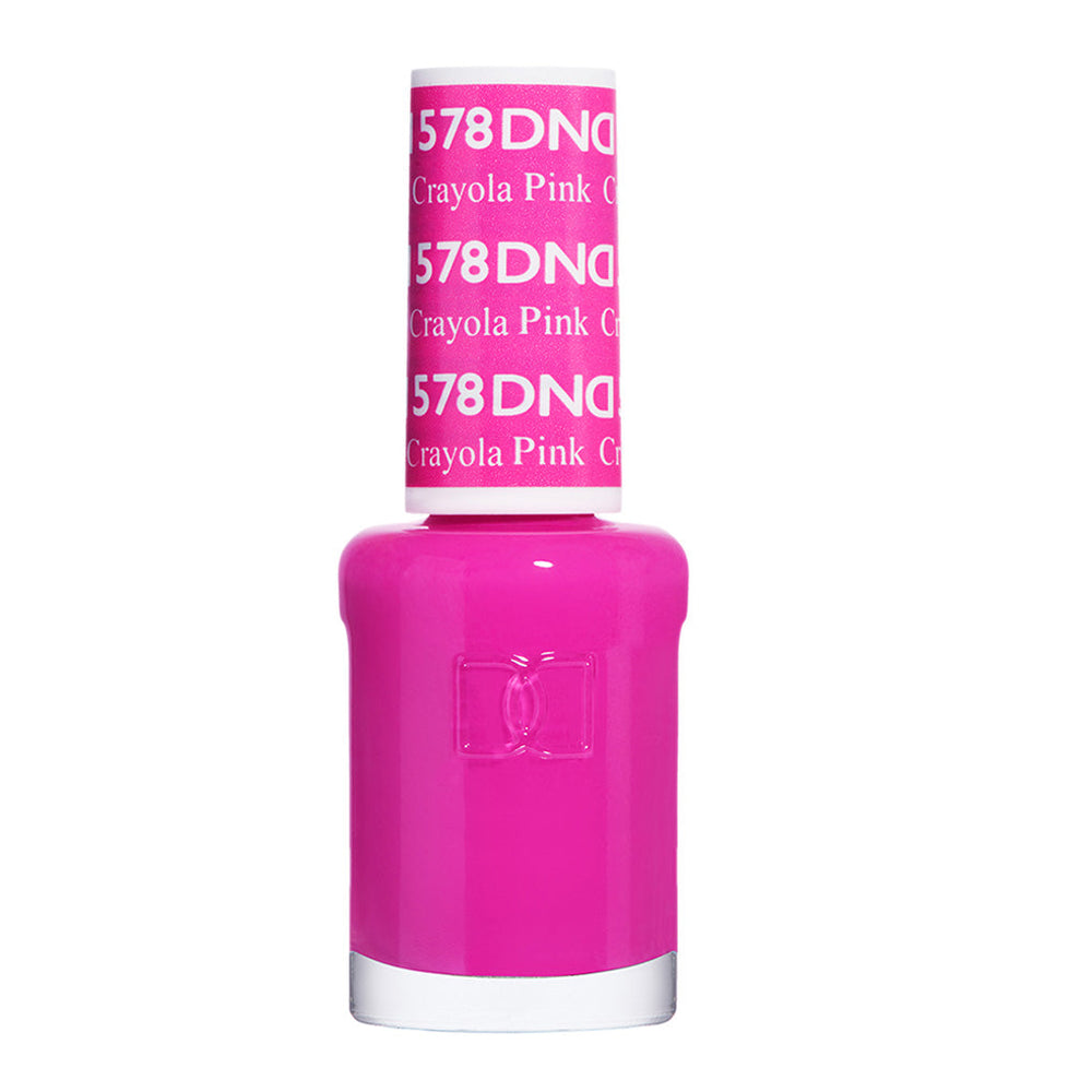 DND Nail Lacquer - 578 Pink Colors - Crayola Pink by DND - Daisy Nail Designs sold by DTK Nail Supply