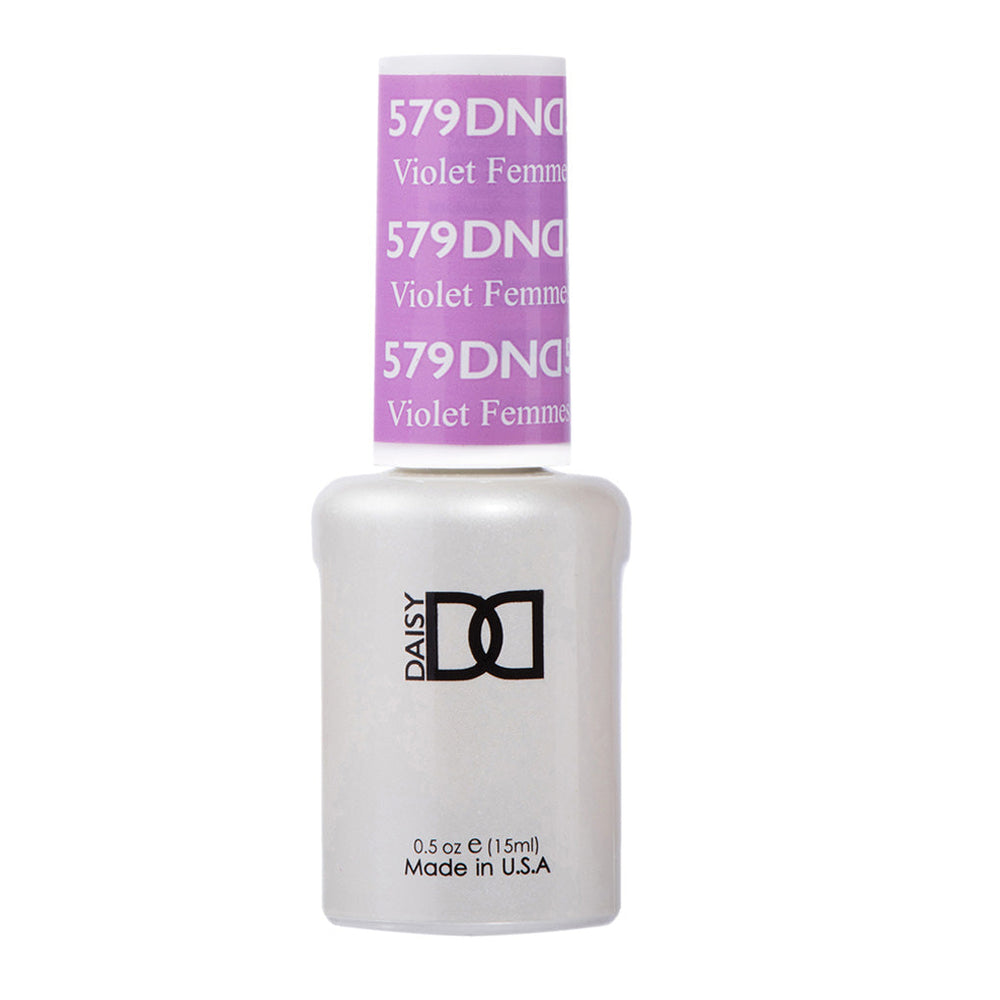 DND Gel Polish - 579 Purple Colors - Violet Femmes by DND - Daisy Nail Designs sold by DTK Nail Supply