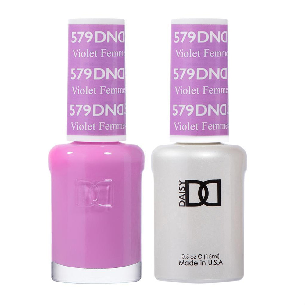  DND Gel Nail Polish Duo - 579 Violet Femmes by DND - Daisy Nail Designs sold by DTK Nail Supply