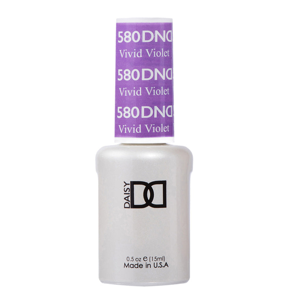 DND Gel Polish - 580 Purple Colors - Vivid Violet by DND - Daisy Nail Designs sold by DTK Nail Supply