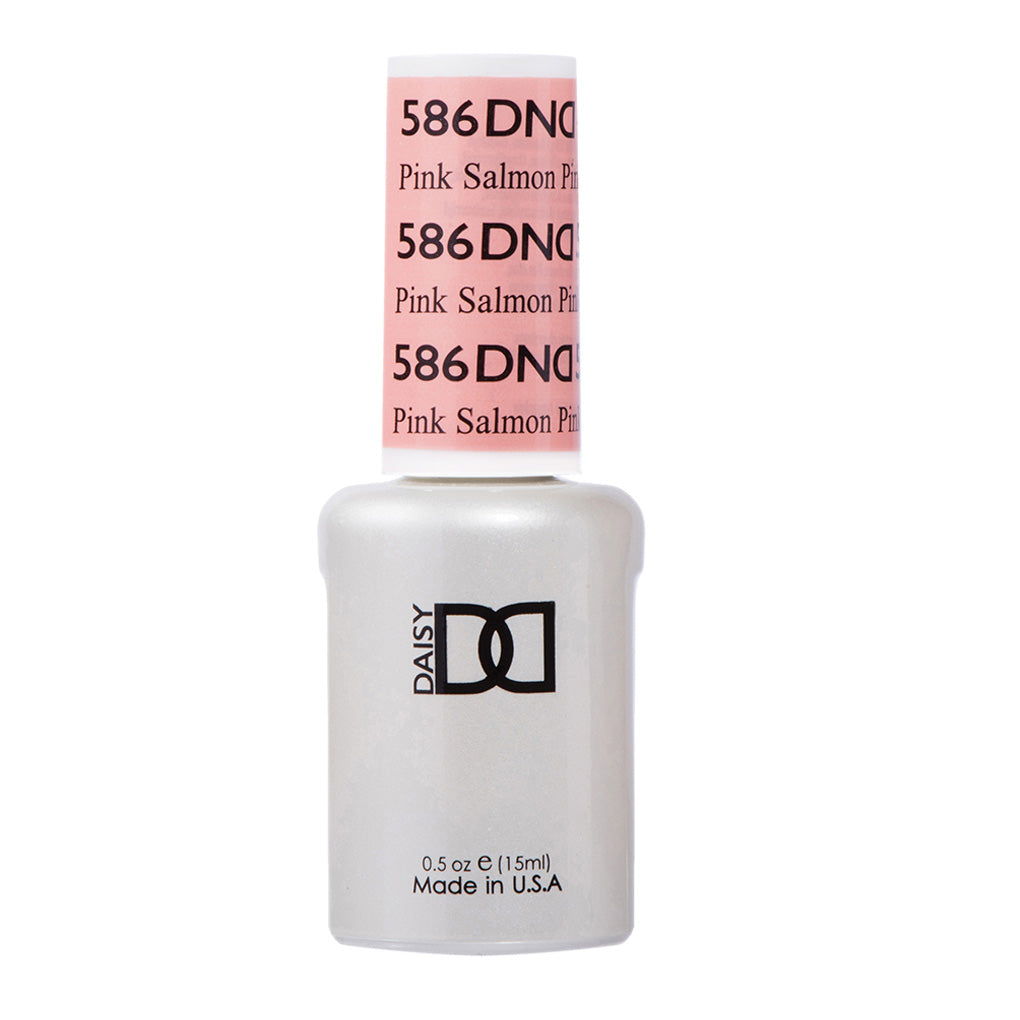 DND Gel Polish - 586 Neutral Colors - Pink Salmon by DND - Daisy Nail Designs sold by DTK Nail Supply