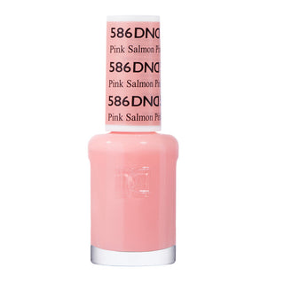 DND Nail Lacquer - 586 Neutral Colors - Pink Salmon by DND - Daisy Nail Designs sold by DTK Nail Supply